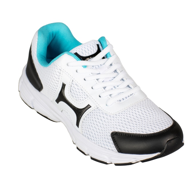 Henselite Athletica Women's Bowls Shoe White Blue Black